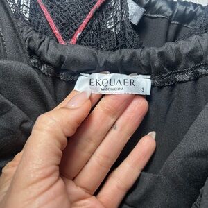 Ekouaer Black dress